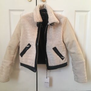 NWT Bershka Shearling Jacket